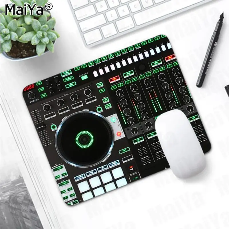 Maiya винтажный крутой DJ музыкальный Ноутбук игровой коврик для мыши большой коврик для мыши клавиатуры коврик