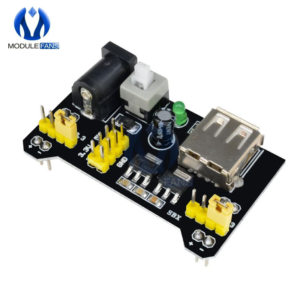 MB102 мощность MB102 макетная плата модуль питания 3,3 V 5V Для Arduino Solderless совместимая хлебная плата 700mA