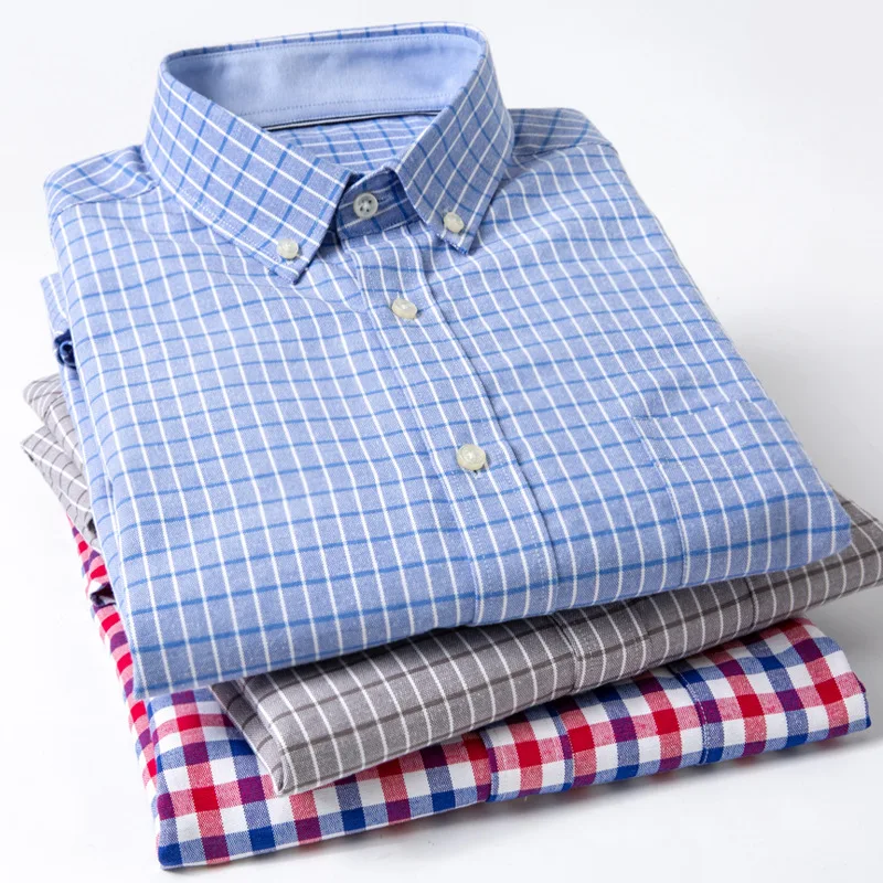 BOLUBAO Brand Men Business Plaid Shirt Multi Style Button Decoration Long Sleeve Shirts Evening Prom Dress Shirts Male BOLUBAO Brand Men Business Plaid Shirt Multi Style Button Decoration Long Sleeve Shirts Evening Prom Dress Shirts Male