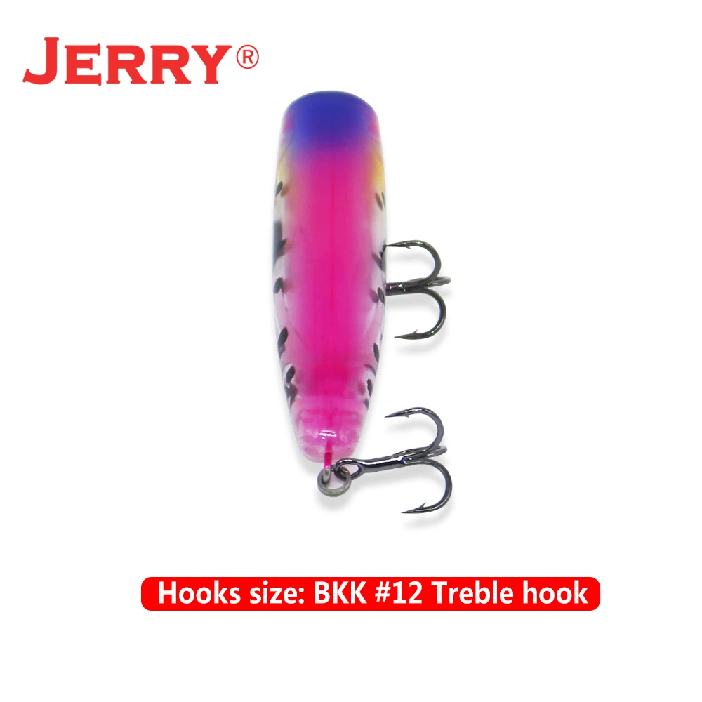 Jerry Stopper Topwater Fishing Lure Set Bass Trout Plug Ultralight Hard Bait 5cm 4.3g Floating Popper Artificial Bait