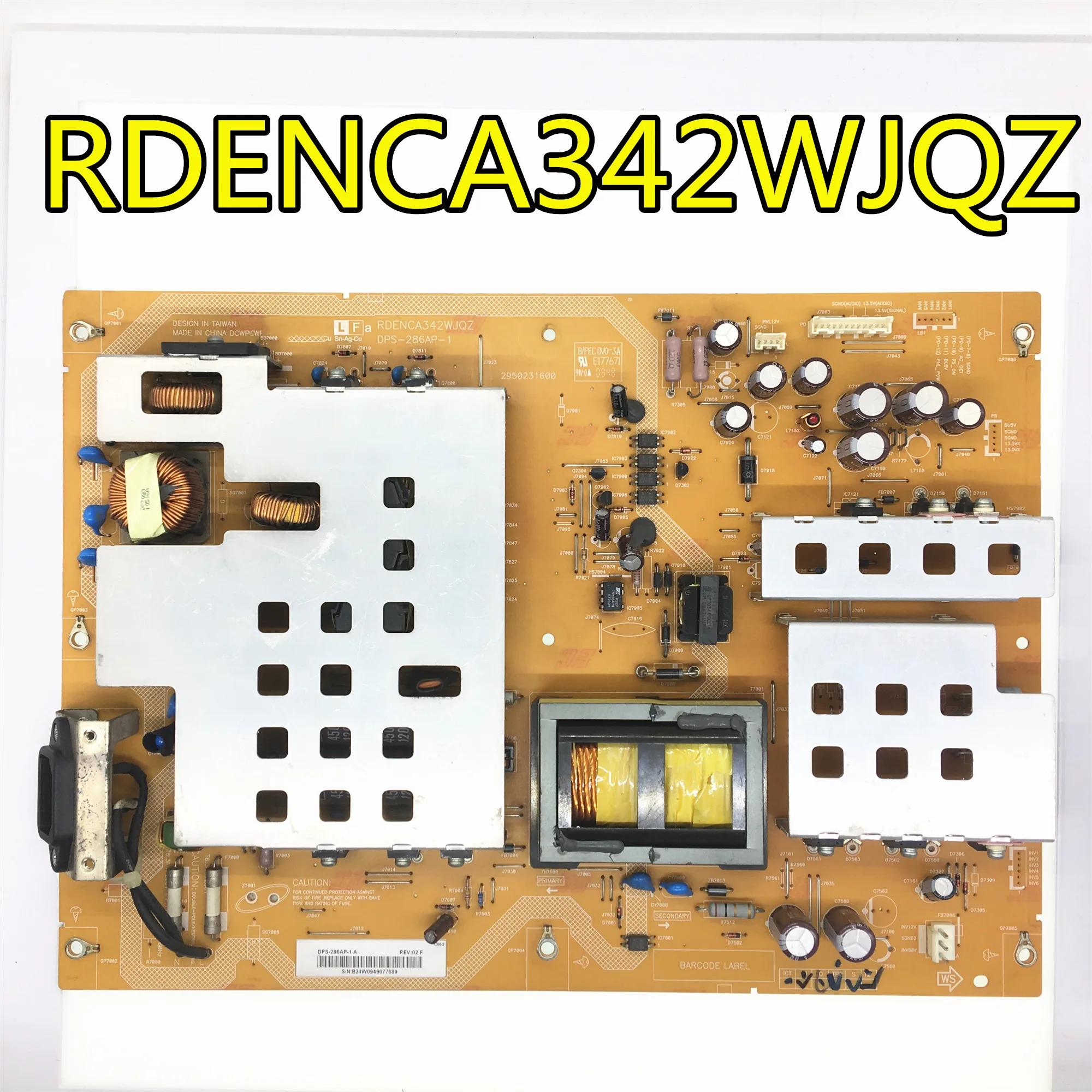 Тест для sharp LCD-46Z660A 46E66A плата питания RDENCA342WJQZ DPS-286AP-1A