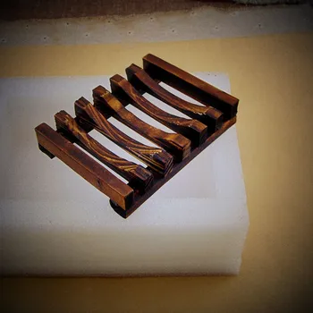 

Portable Soap Dishes Creative simple bamboo manual drain soap box Bathroom bathroom Japanese style soap soap box Household Jan10