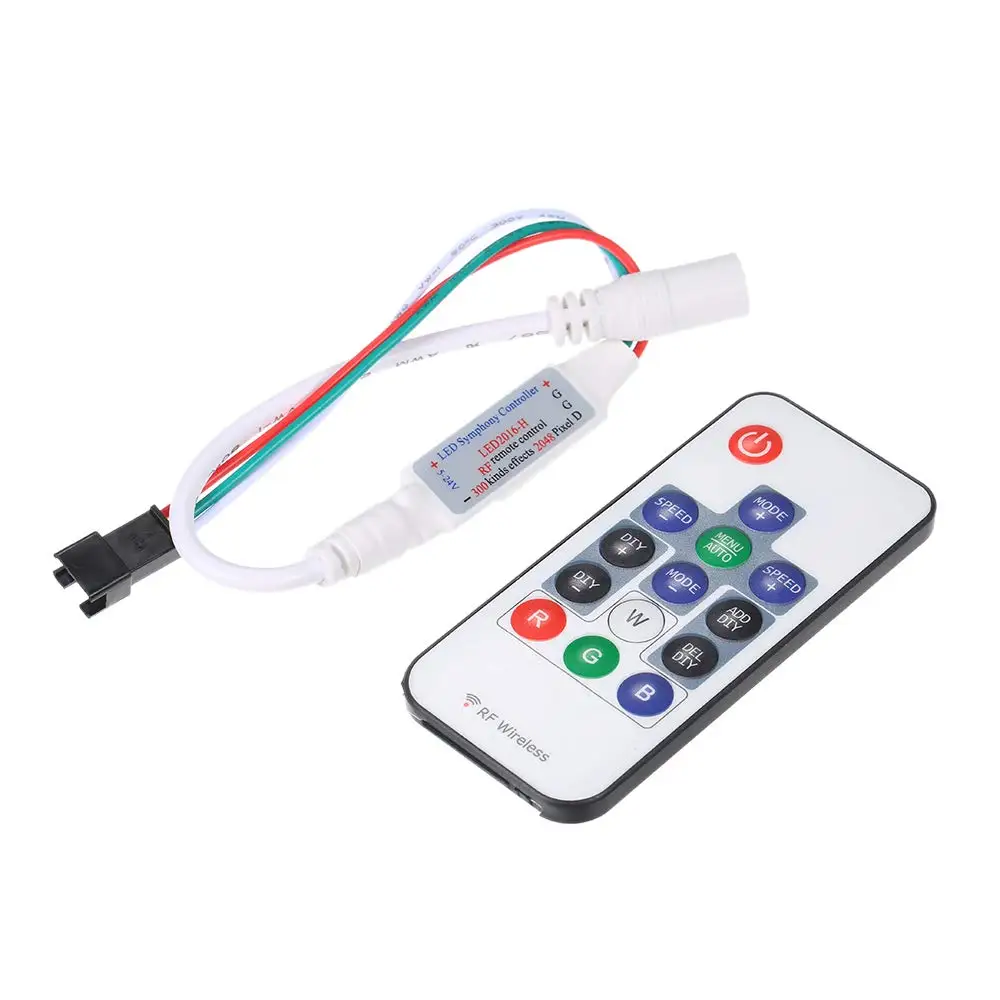 3key RF 14key 21key Пиксельная светодиодная полоса пульт дистанционного управления для WS2811 SK6812 WS2812B 6803 1903 полный цвет пикселей Светодиодная лента DC5V-24V
