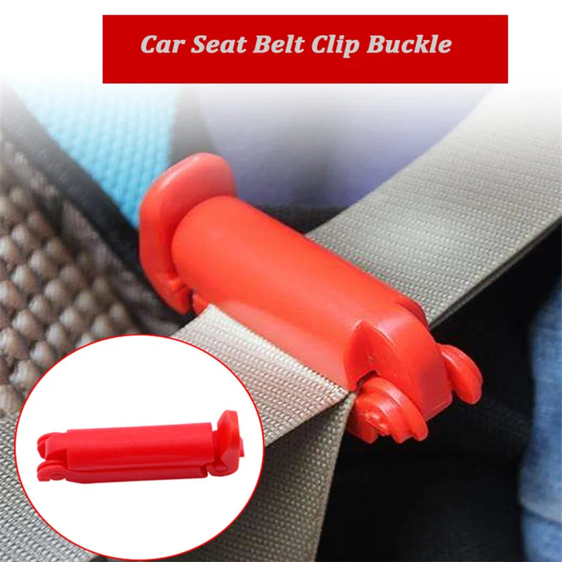 Seat belt clip,seat belt adjuster,seat belt lock,car seat belt accessory Car Seat Safety Belt Clip Buckle Toddler Safe Strap Fixed Lock Car Seat Belt Plastic Clip Elasticity Adjuster for Pregnant/Baby