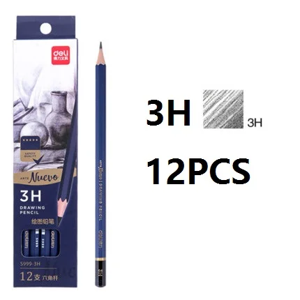 10€97 sur Set de 12pcs Crayons à Dessin 2H H HB B 2B 3B 4B 5B 6B 8B 10B 12B  - Crayon à papier - Achat & prix