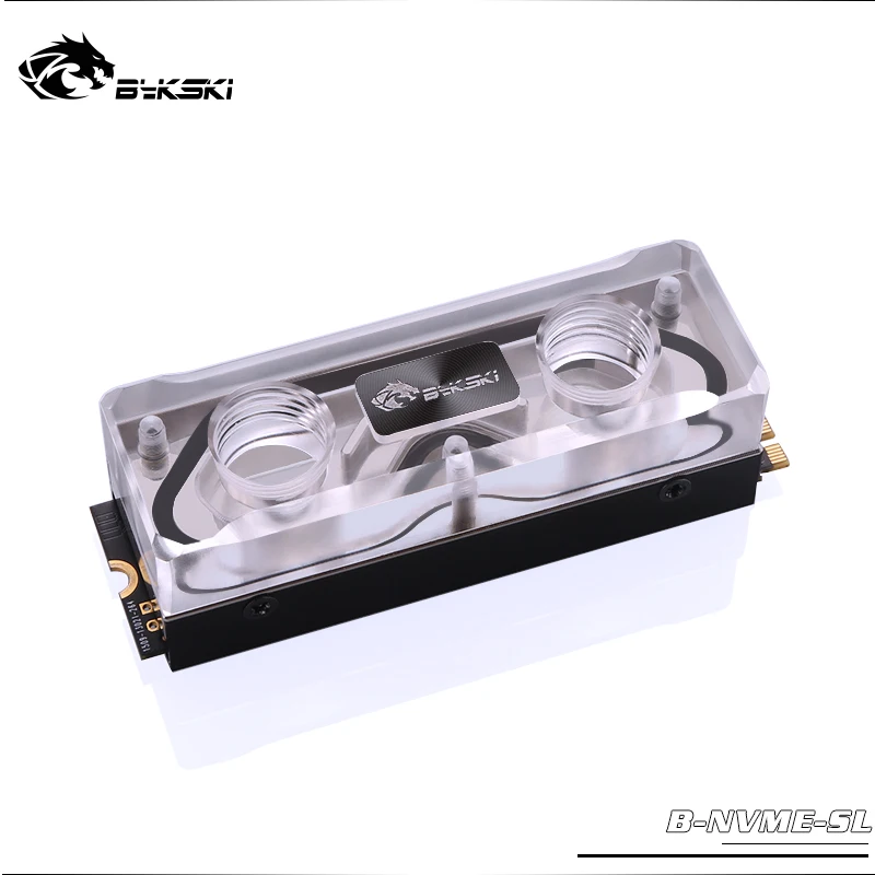 

Bykski Water Block use for 2280 \ 22110 PCI-E SSD \ SATA M.2 M2 SSD \ Radiator Block Double side heat dissipation 80mm/110mm SSD