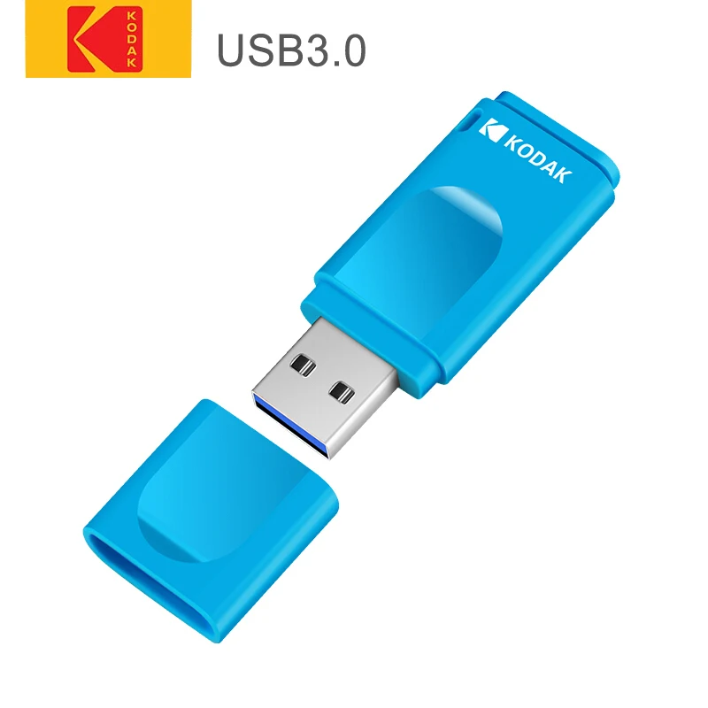 USB 3,1 Kodak K233 usb флеш-накопитель 16 ГБ 32 ГБ 64 Гб 128 ГБ 256 ГБ мини-накопитель USB 3,0 - Цвет: Синий