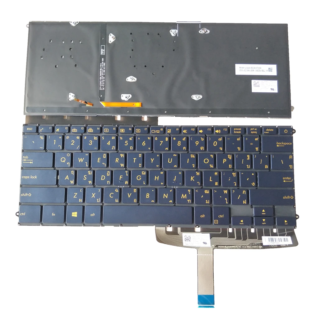 Клавиатура OVY SK SW TI TR для ноутбука ASUS UX490 UX490CA UX490UA с подсветкой P/N:0KN1 1S2E226 0KNB0 D633CS00 0KN10