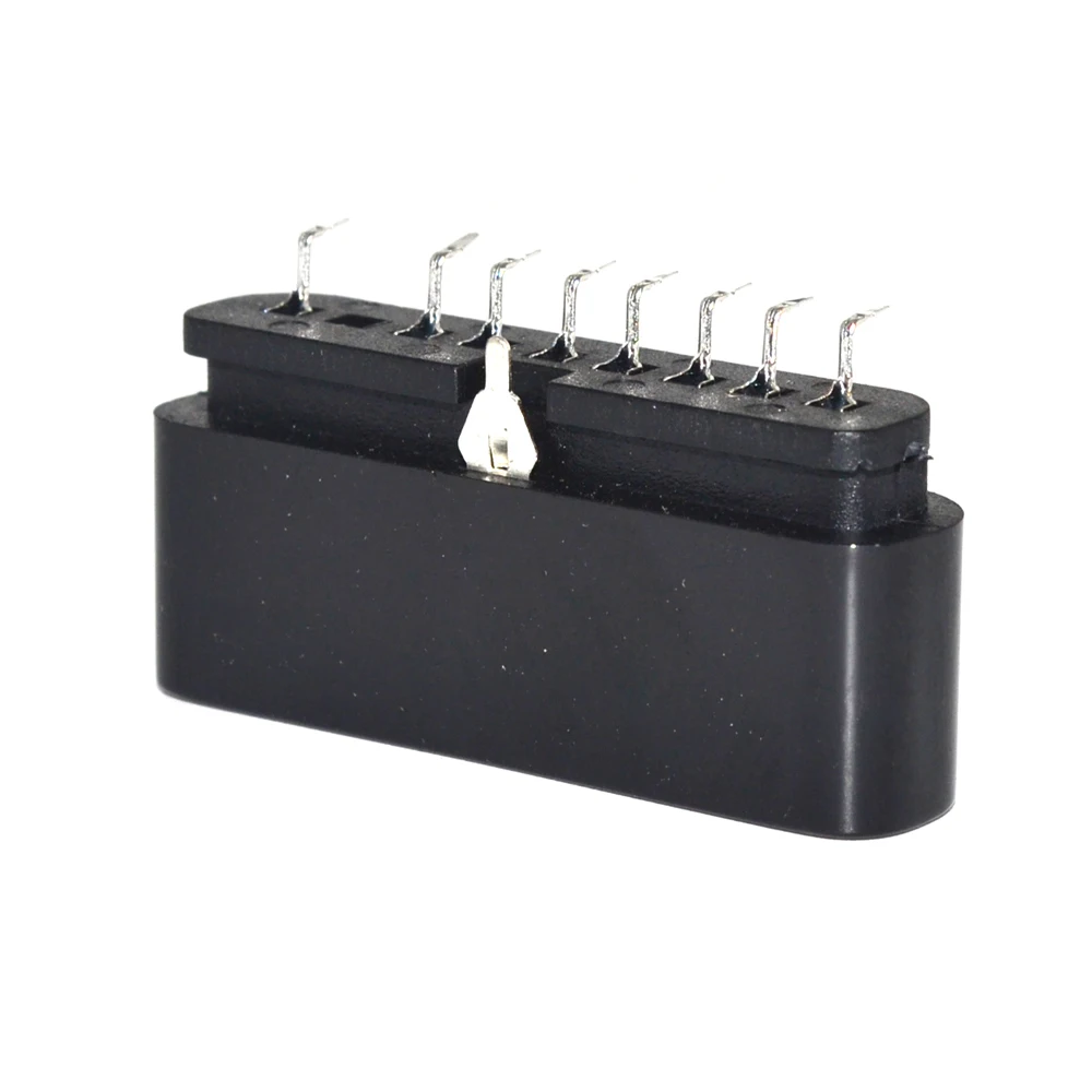 Замена 9 Pin гнездовой разъем игровой контроллер Гнездо Слот для PS2 консоль для playstation 2 аксессуара - Цвет: 90 degree black