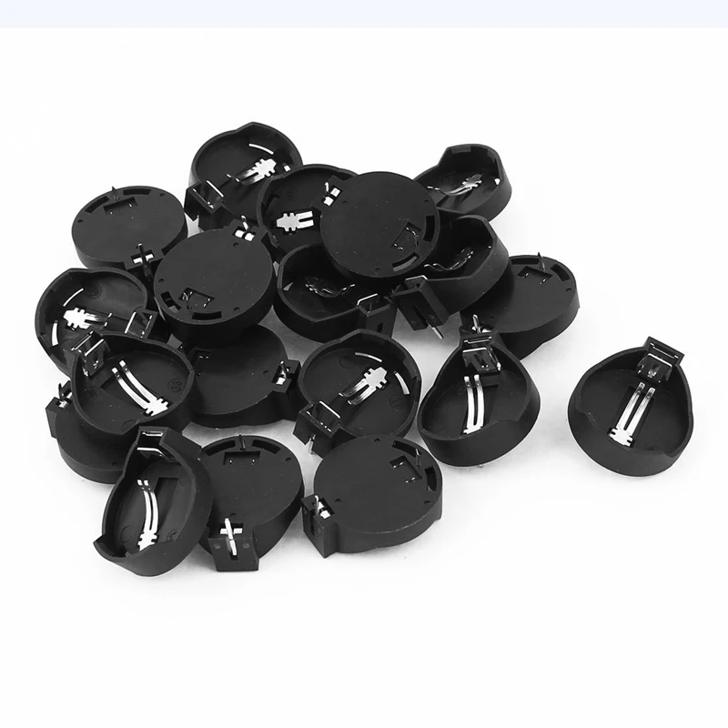 Hot 3C-3V CR2032 CR2025 button cell battery holder adapter black 20 pieces |