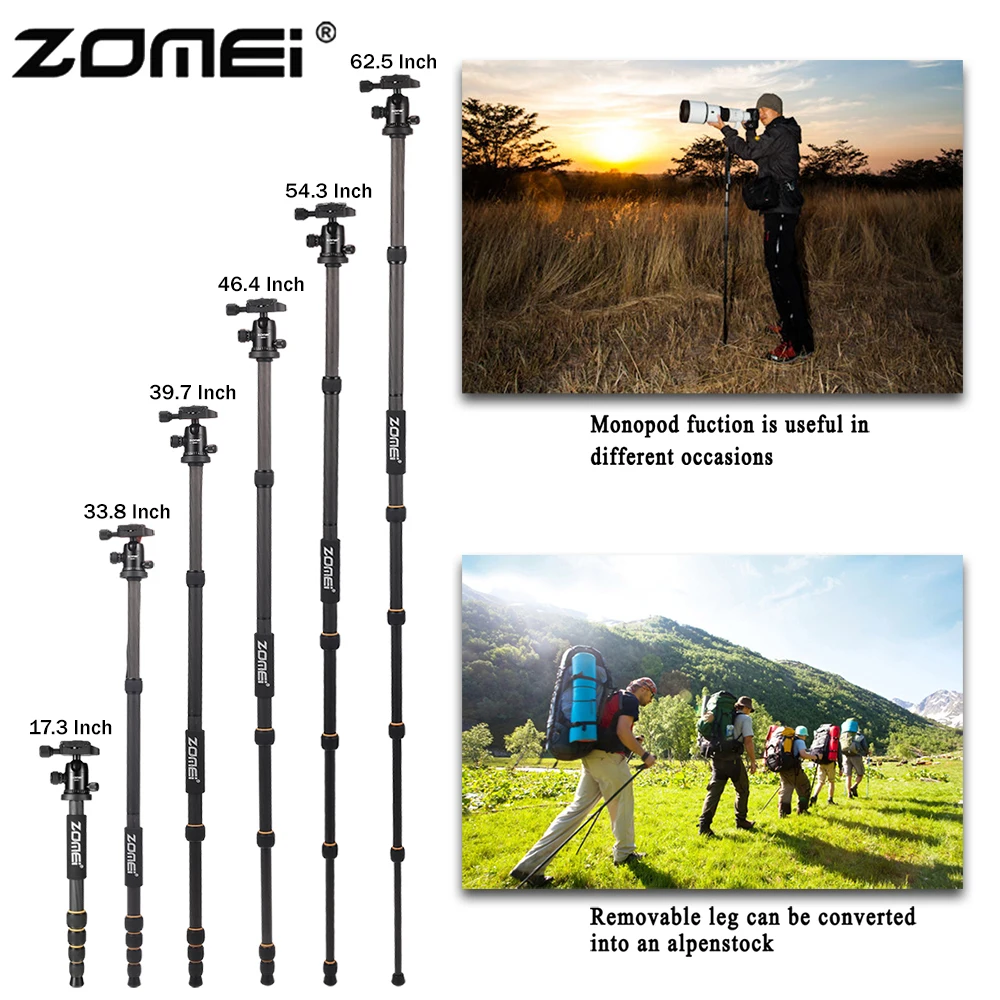 Zomei Q666C   ޴ ź  ﰢ      DSLR  ī޶ ĵ