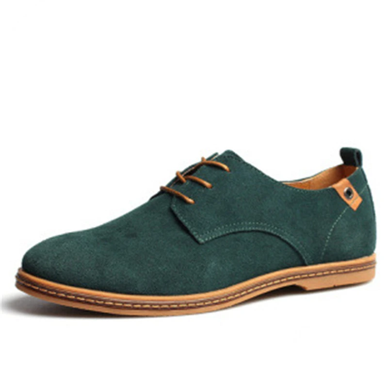 Herenschoenen; элегантная обувь; мужские полуботинки, платье, обувь мужские официальные свадебные туфли из коровьей кожи и замши размера плюс обувь в стиле Дерби на выпускной обувь, Мокасины homme - Цвет: Зеленый