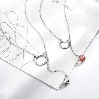 

TS-XL002 High Quality Original Cute Spanish Bear Gemstone Pendant Necklace DIY Jewelry Women Jewelry Sterling Silver Necklace