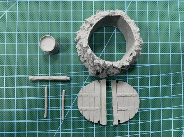 1:35 Scale Die-casting Resin Scene Model Resin Water Well Model Assembly Kit Free Shipping (unpainted) 2