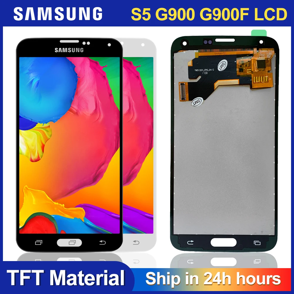 ЖК-дисплей G900f для Samsung S5 G900F G900M G900A G900T сенсорный экран дигитайзер в сборе samsung s5