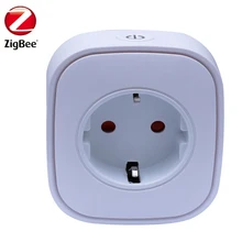 

Zigbee Power Plug Smart Power Metering on APP, 16A 3000W Socket Zigbee
