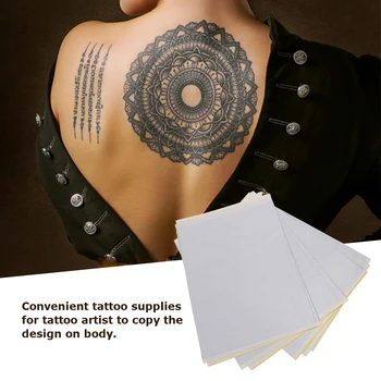 

50pcs A4 Tattoo Transfer Paper 4 Layer Carbon Thermal Stencil Copy Paper Tracing Paper Professional Tattoo Supply Accesories
