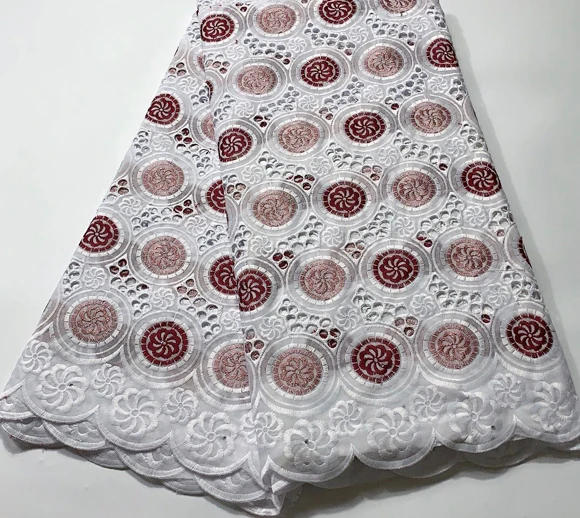 Дизайн французская нигерийская кружевная ткань высокого качества хлопок африканская сухая кружевная ткань свадебная швейцарская вуаль швейцарская HSH063