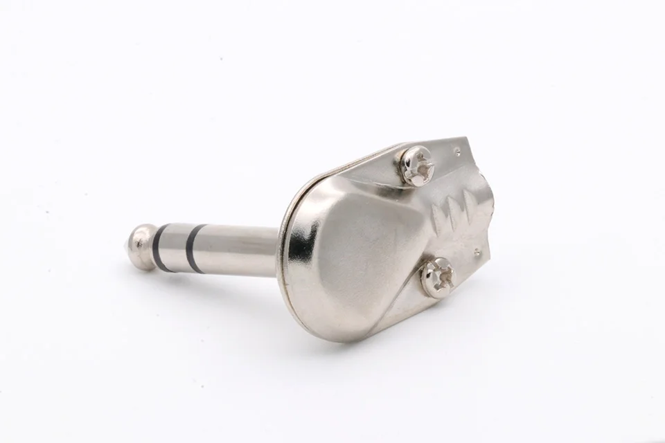 100mm, plugue mono estéreo macho para guitarra,