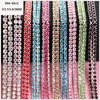 1Meter/pcs Glass Crystal Rhinestones Chain Silver Base Dense claw Glass Rhinestone Trim DIY Garment Sewing Clothes Accessories ► Photo 2/6