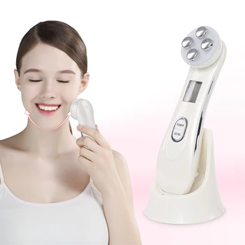 

Facial Mesotherapy Electroporation RF Radio Frequency LED Photon Lifting Tighten Wrinkle Removal Skin-Care Massager Instrument