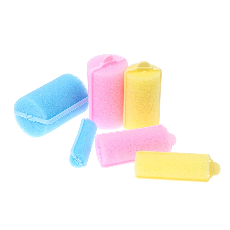 Hair Rollers Sponge Foam Cushion 12pcs/Set For DIY Curls
