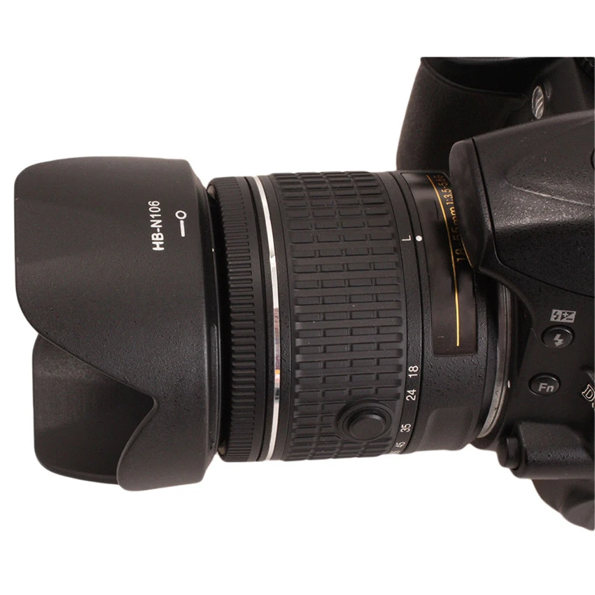 Camera Hbn106 Petal Reversible Lens Hood Suit For Nikon D3300