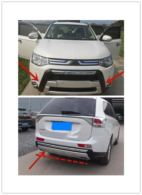 6 Uniwersalne Akcesoria Do Stylizacji Samochodu Zderzak Przedni Do Mitsubishi Asx Outlander Lancer Evolution Pajero Eclipse Grandis Sklep Online Tanie Tanio + Akcesoria