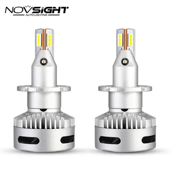 

NOVSIGHT car Headlight H7 Led H11 9005/9006 9012 D2/D4 D1/D3/D8 fit for Projector Headlight 90W 12000LM 6500K Auto Headlamps