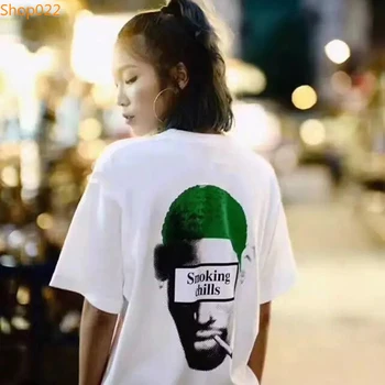 

No Smoking #FR2 T Shirt Men Women FXXKING Rabbits T-shirt Smoking Kills T Shirts