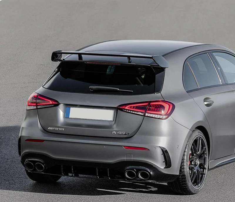 Автомобильный задний спойлер подходит для BENZ A Class W177 Revozport AMG стиль задний багажник задний бампер спойлер с углеродным волокном-в