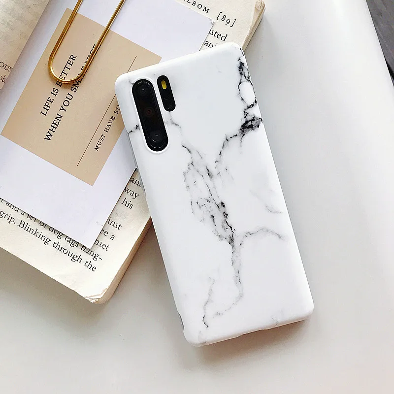 Модный матовый мраморный Мягкий ТПУ силиконовый чехол для huawei P30 P20 Lite Pro mate 20 Lite Pro Nova 4e 3i 3e милый чехол задняя крышка - Цвет: 5