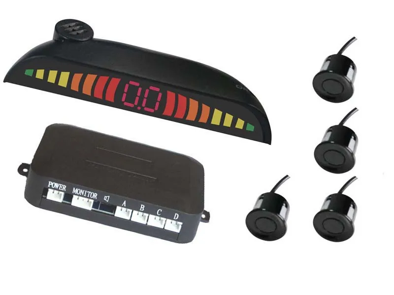 

Unique Digital Appearance LED Digital Parking Sensor with-with Switch Crescent Reversing Radar PZ307