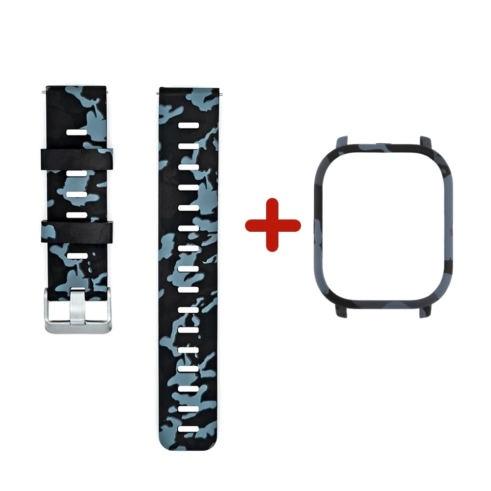 Package 4 FIFATA Цветной силиконовый сменный ремешок для Huami Amazfit GTS ремешок для часов силиконовый чехол для Amazfit GTS чехол для часов - Цвет: Package 4