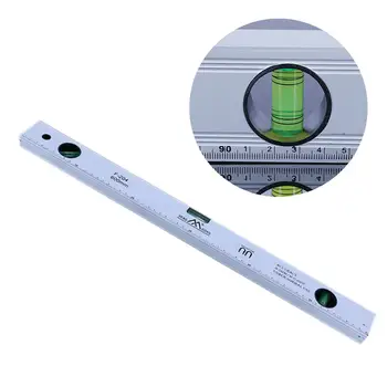 

300mm Aluminum Alloy Magnetic Three Level Bubble Level Ruler Measuring Tool