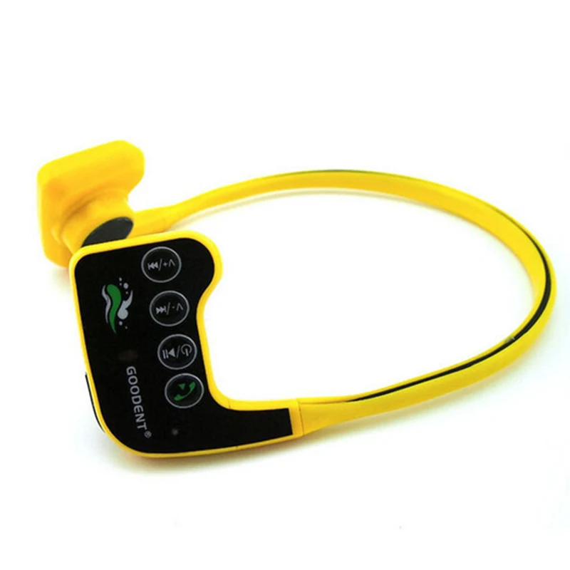 Winait водонепроницаемый Bluetooth/MP3 костной проводимости гарнитура Плавание Дайвинг гарнитура