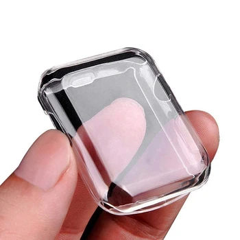 

for Series 1 Case for Apple Watch Screen Protector, iWatch Overall Protective Case TPU HD Clear Ultra-Thin Cover for Apple Watch