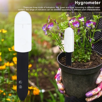 

Mini Multi-Functional Hygrometer Garden Plant Soil Electronic Hygrometer Moisture Meter Tester Analyzer