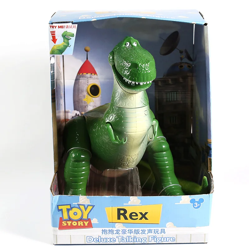 Toy Story Rex Зеленый Динозавр люкс говорящая игрушка фигурка Коллекционная модель Кукла