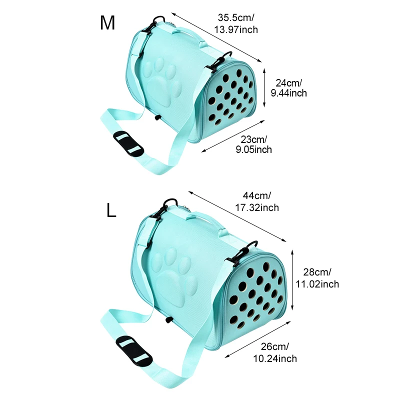EVA Dogs Cat Folding Pet Carrier Cage Collapsible Puppy Crate Handbag Carrying Bags Pets Supplies Transport Chien Accessories EVA Dogs Cat Folding Pet Carrier Cage Collapsible Puppy Crate Handbag Carrying Bags Pets Supplies Transport Chien Accessories
