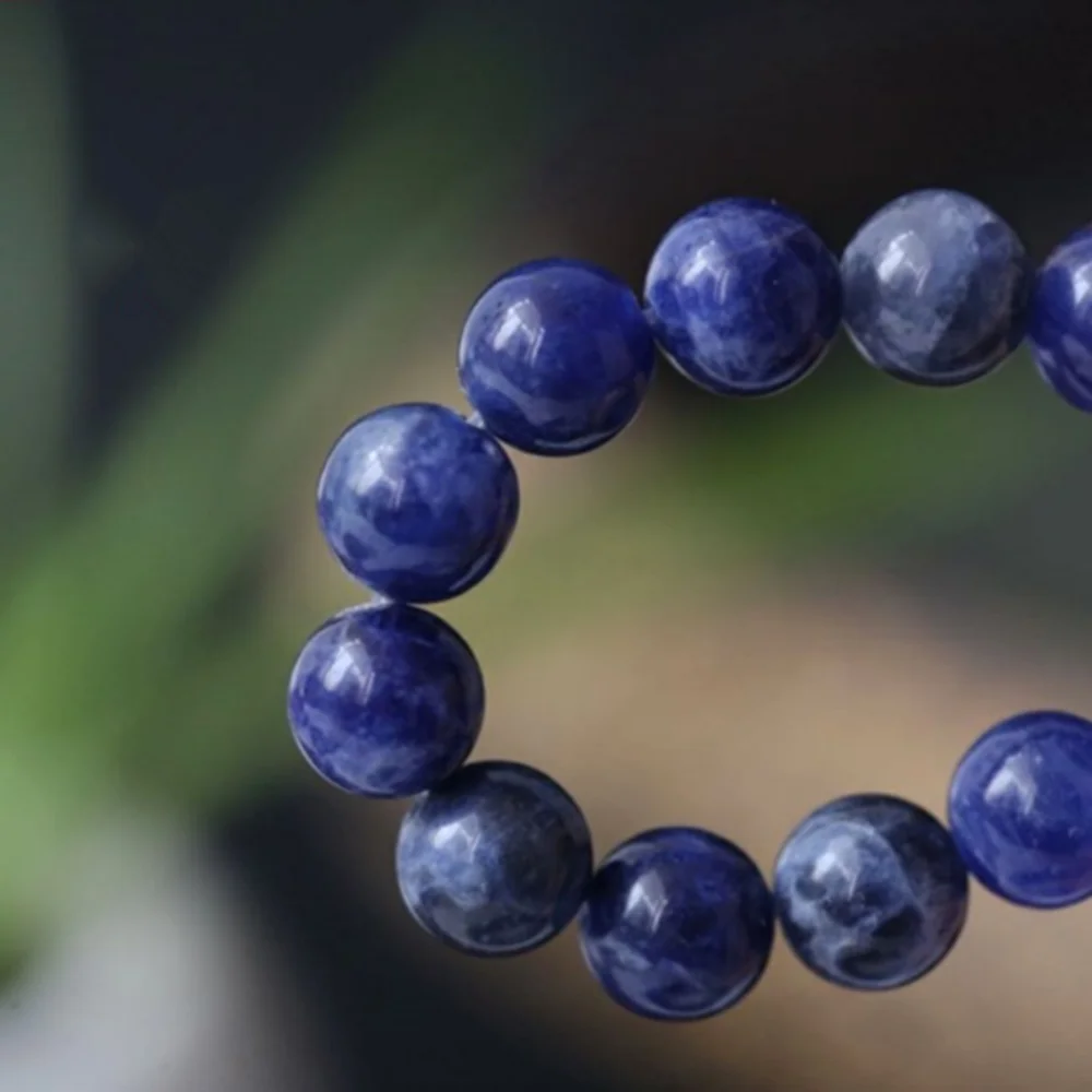 Dull Polish Matte Old Blue Sodalite Stone Beads Natural Beads For