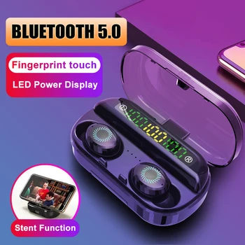 

TWS Bluetooth Earphone With Microphone LED Display Wireless Bluetooth Headphones Earphones Waterproof Noise Cancelling Headsets