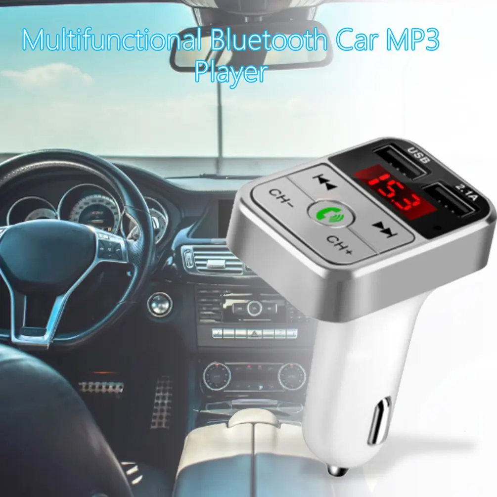Автомобильный MP3-плеер Многофункциональный беспроводной прием музыки без потерь автомобильный прикуриватель Usb Автомобильное зарядное устройство P3