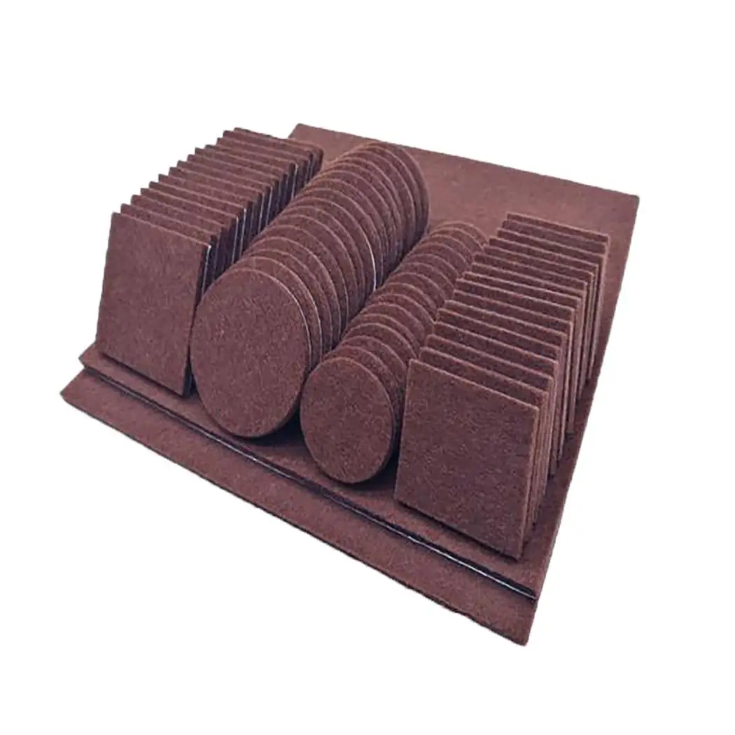 

Felt Self-adhesive Furniture Feet Mat Table Pad 80 x 130 x Anti-slip Chair 1-10 Protection Pad As picture