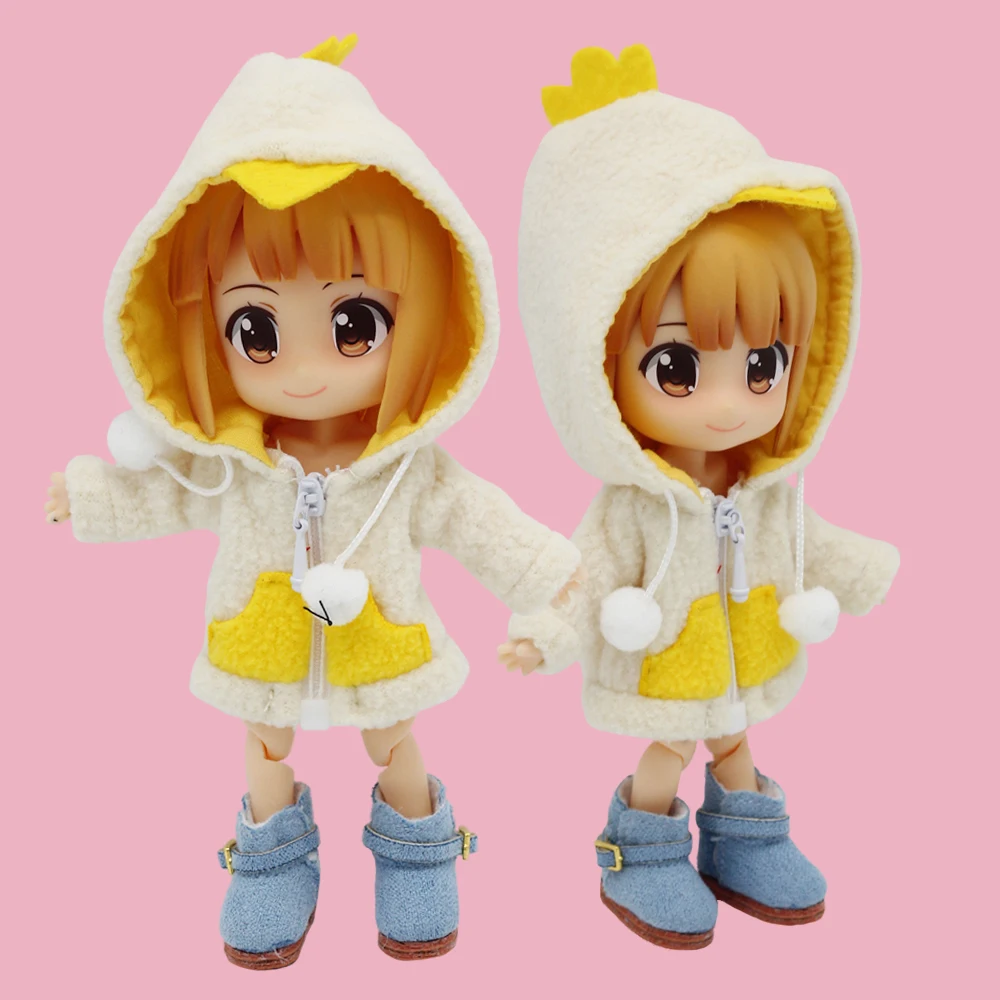 1/12 BJD Кукла Одежда OB11 куклы мультфильм животное плюшевое пальто для obitsu11 Mollys кукла аксессуары подарок на день рождения