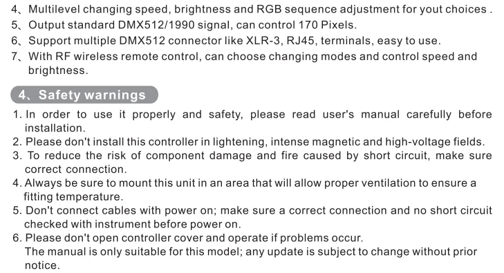 DC9V RGB контроллер DMX512 Контроллер сигнала ЖК-дисплей+ RF беспроводной пульт дистанционного DMX-DIY контроллер