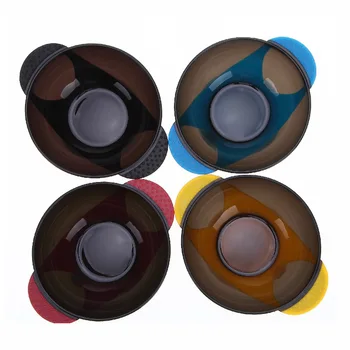 

1PCS 16cm Silicone Diy Baking Oil Bowl Non-slip and Waterproof Silicone Dye Cream Hair Color Mixing Bowls Hair Care Styling Tool