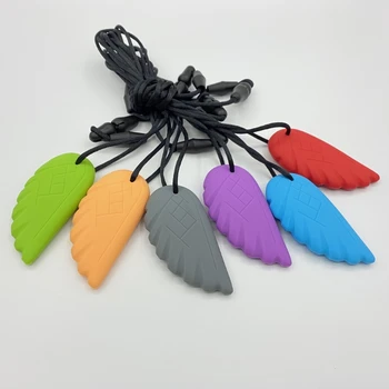 

6 Pack Chewing Necklace Autism ADHD Biting Sensory Toy Child Baby Teether Toy QX2D