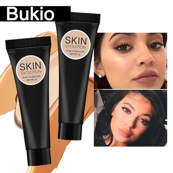 

Bukio Matte Long Wear Foundation Concealer Liquid Face Makeup contour palette Coverage Foundation Naturally Concealer Oil-contro