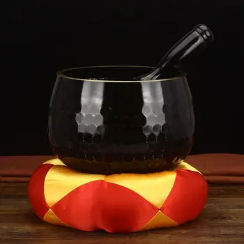 

Tibetan Buddhism Singing Bowl Hand Hammered Yoga Copper Chakra Meditation Gift